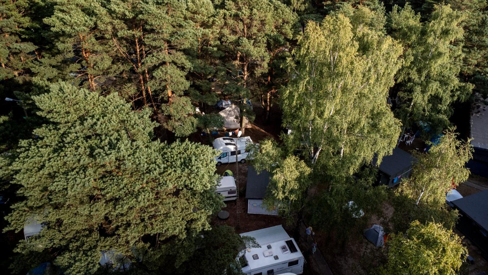 Camp Bursztynowy Las Гданьск Экстерьер фото